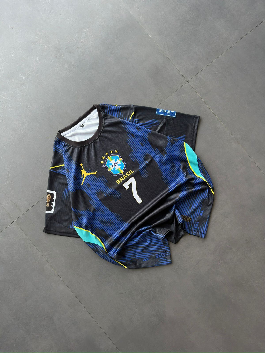 Jordan Brand x Brazil National Football Team 2026 World Cup Away Jersey – VINI JR Edition- Hlf Sleeve (Full Sublimation)
