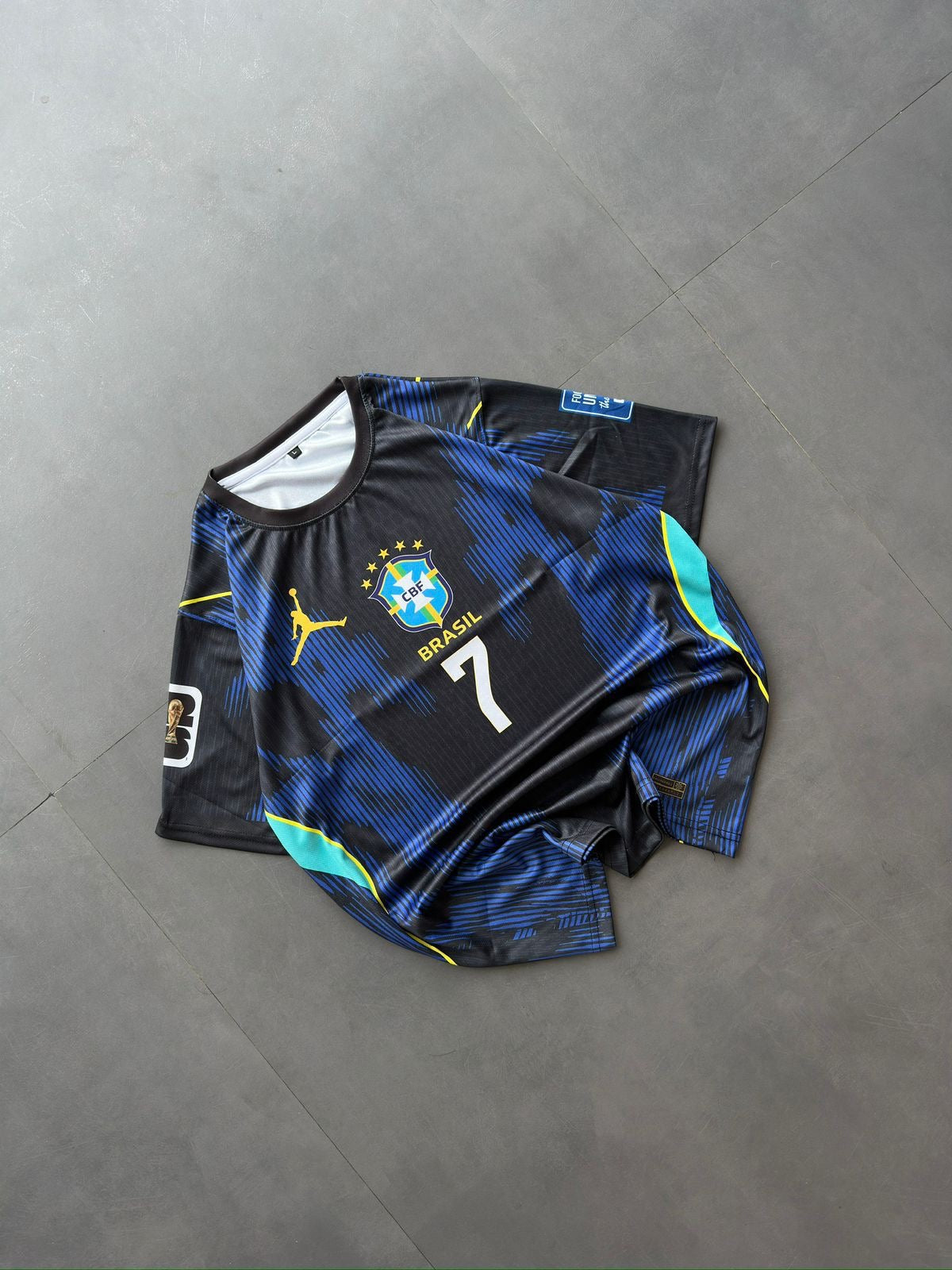 Jordan Brand x Brazil National Football Team 2026 World Cup Away Jersey – VINI JR Edition- Hlf Sleeve (Full Sublimation)