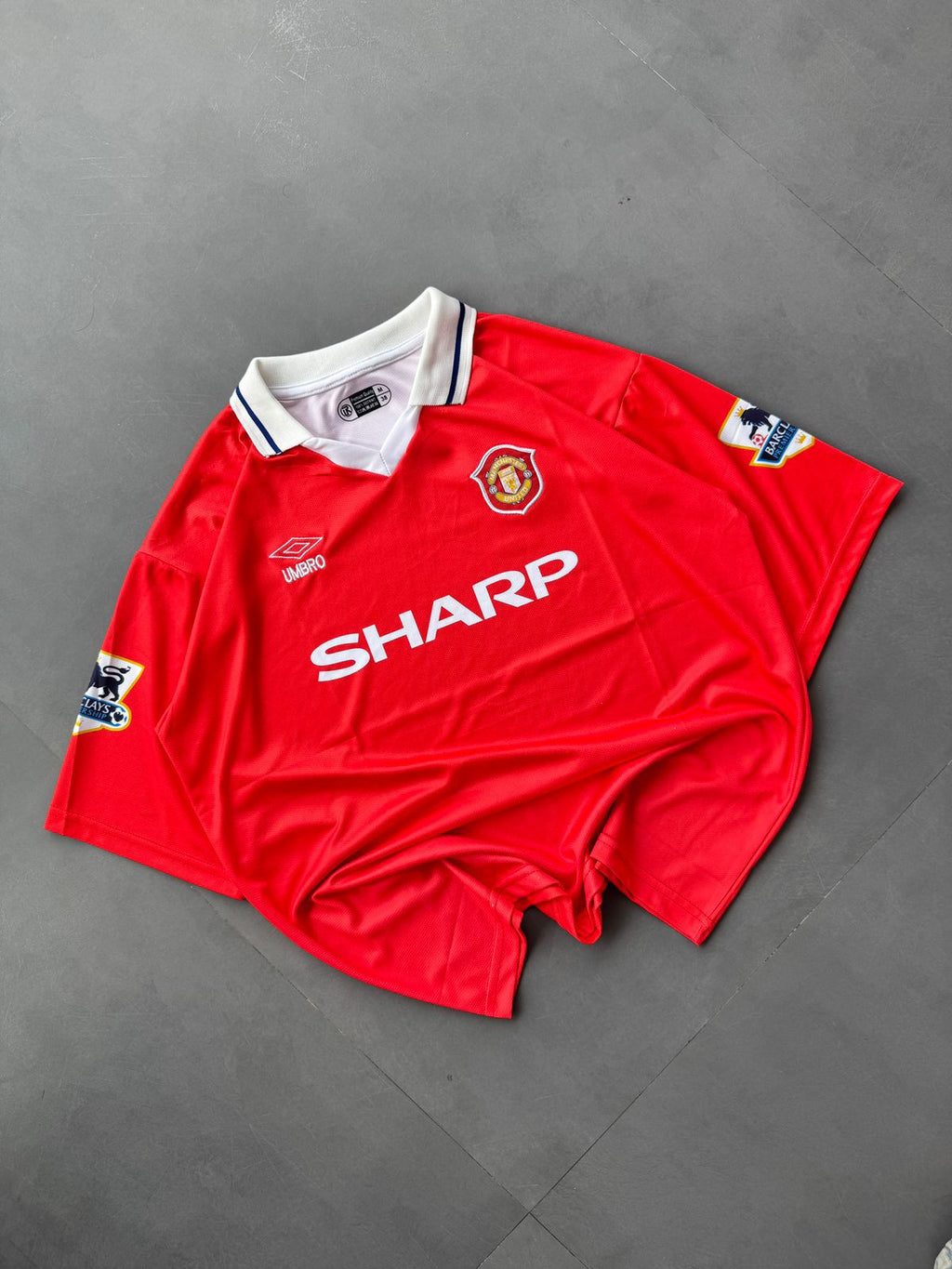 Manchester United 1999 Champions League final retro (FIVE-SLEEVE jersey) Beckham