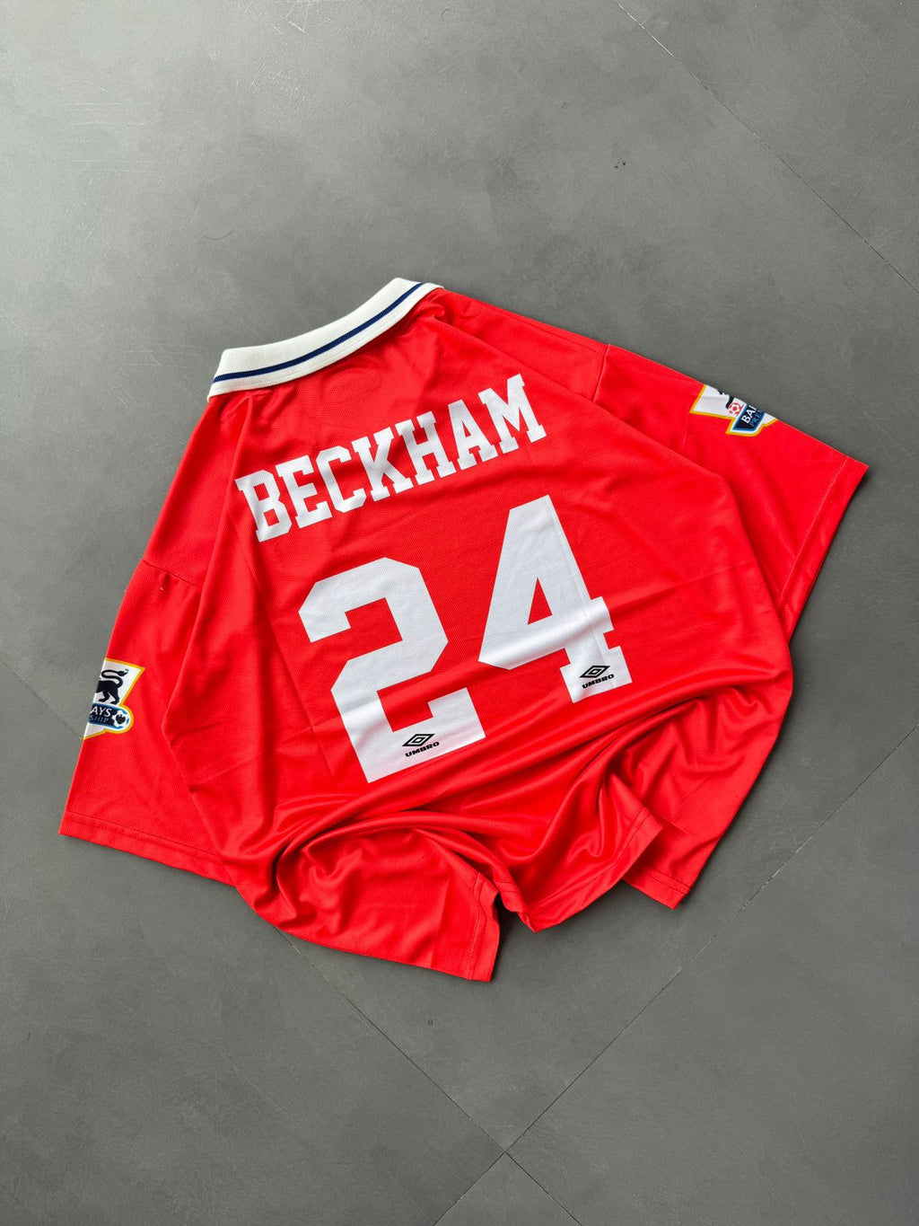 Manchester United 1999 Champions League final retro (FIVE-SLEEVE jersey) Beckham