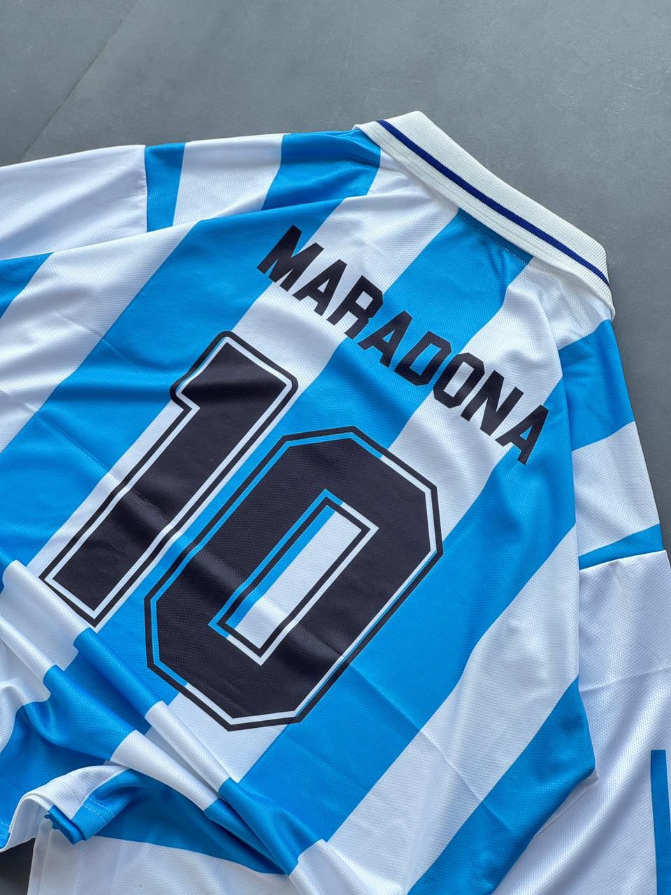 Argentina 1998 vintage home football (FIVE-SLEEVE jersey) Mardona