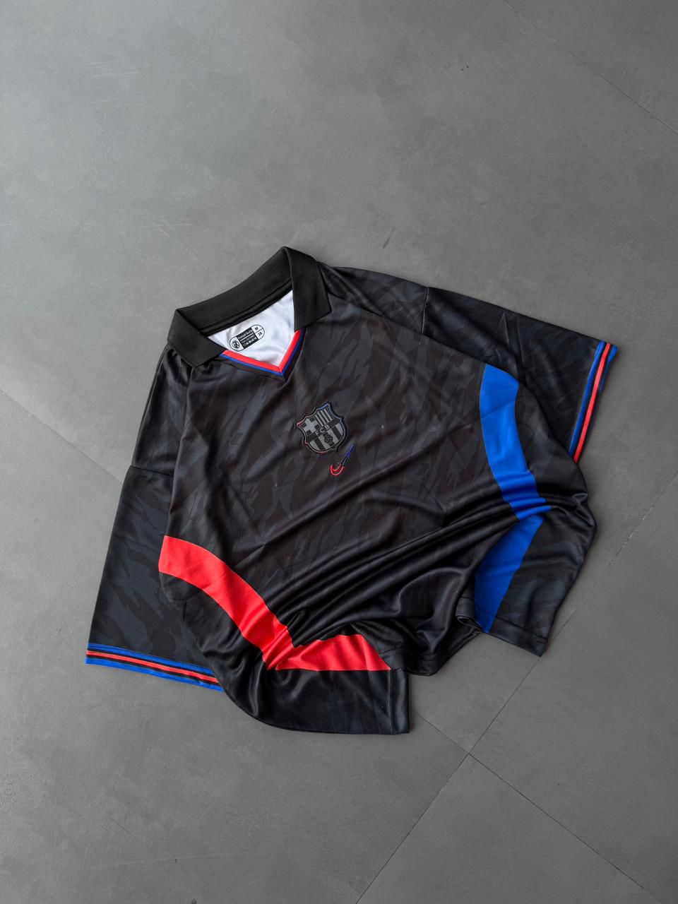 Black FC Barcelona x Travis Scott Cactus Jack special edition away (FIVE-SLEEVE jersey)
