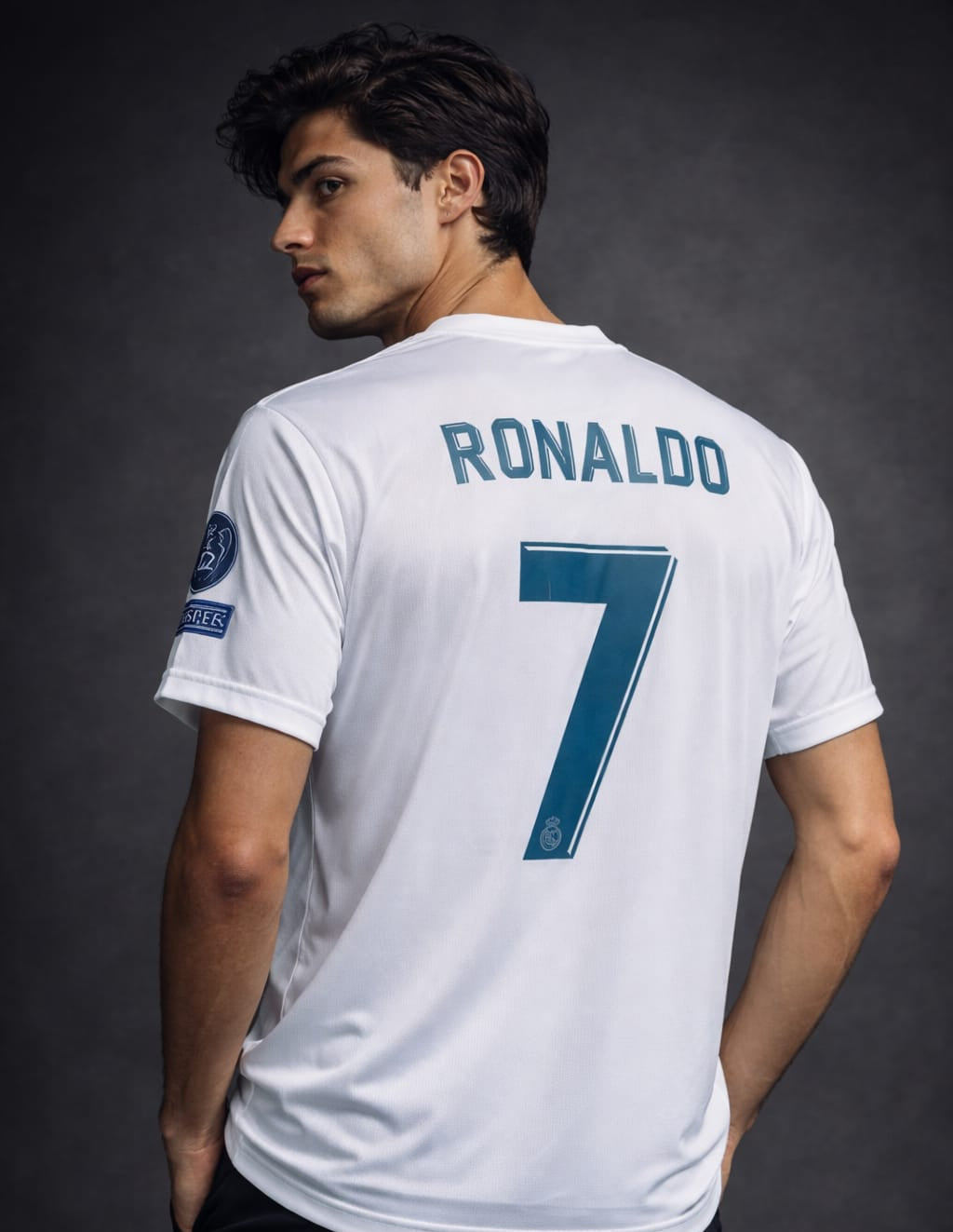 Real Madrid 2017/18 Home Jersey – CRISTIANO RONALDO #7 Edition -Half Sleeve