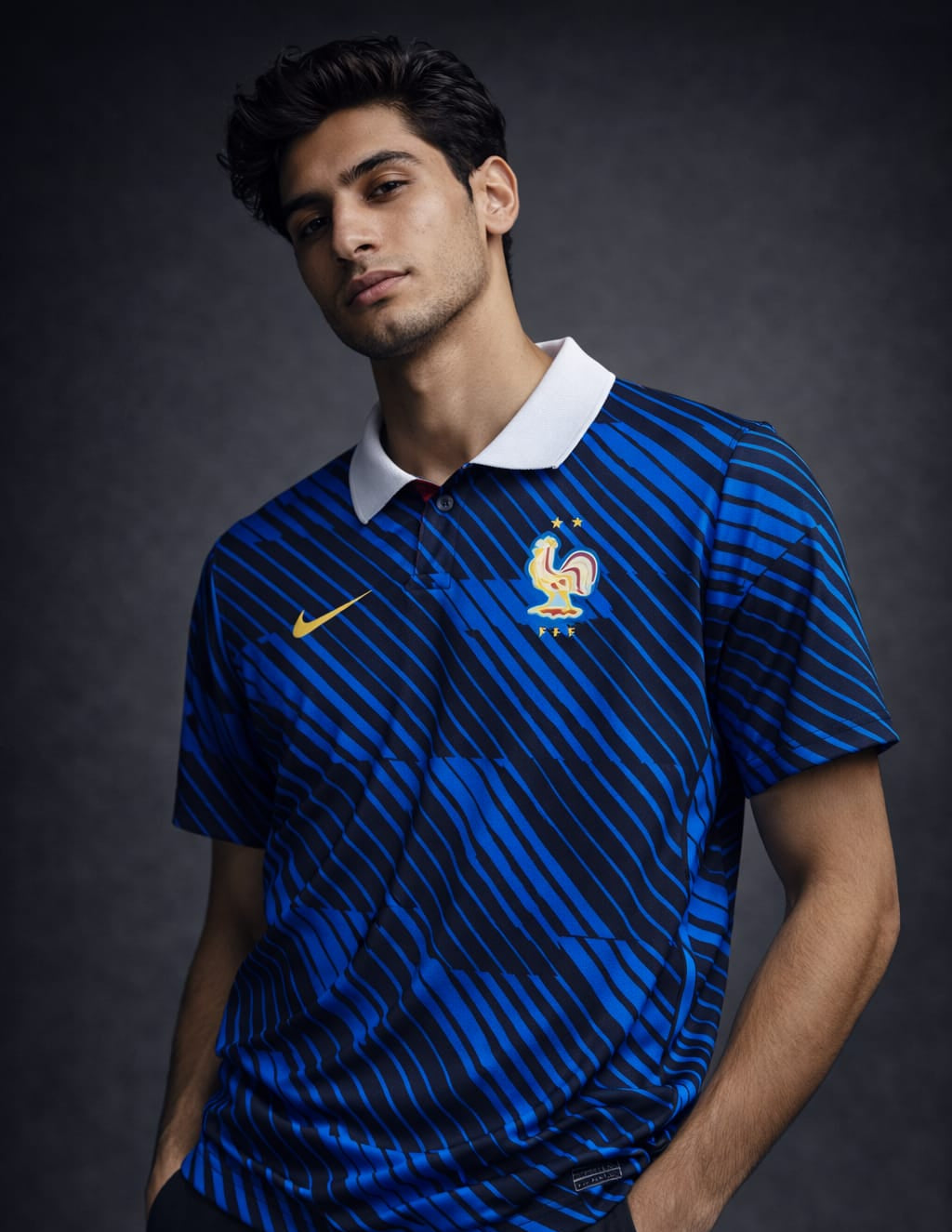 2026 World Cup Jersey – Kylian Mbappé #10 Edition- Half Sleeve (Full Sublimation, V-Neck)