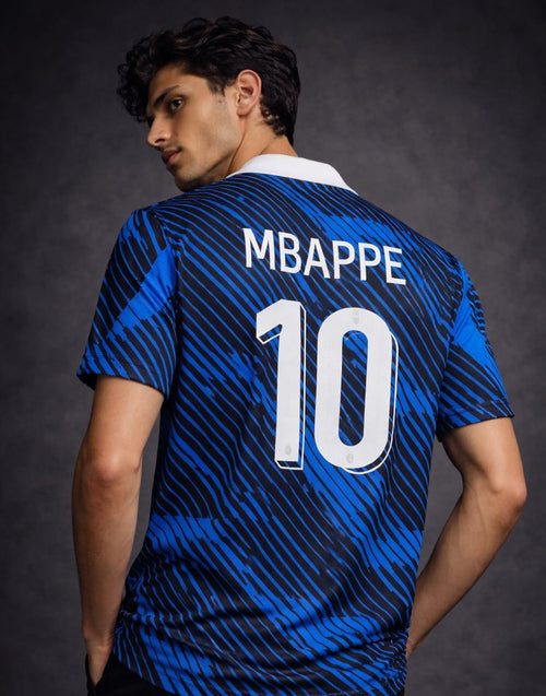 2026 World Cup Jersey – Kylian Mbappé #10 Edition- Half Sleeve (Full Sublimation, V-Neck)