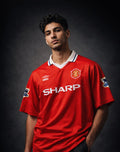 Manchester United 1999 Champions League final retro (FIVE-SLEEVE jersey) Beckham