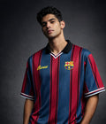 FC Barcelona 125th Anniversary Polo Jersey – (Cruyff) -Collar,  Full Sublimation Edition- Five Sleeve