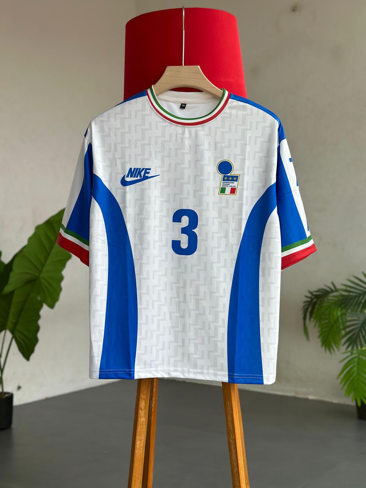 Italy 1996–1997 Vintage Training Jersey – Five Sleeve Edition - Maldini #3