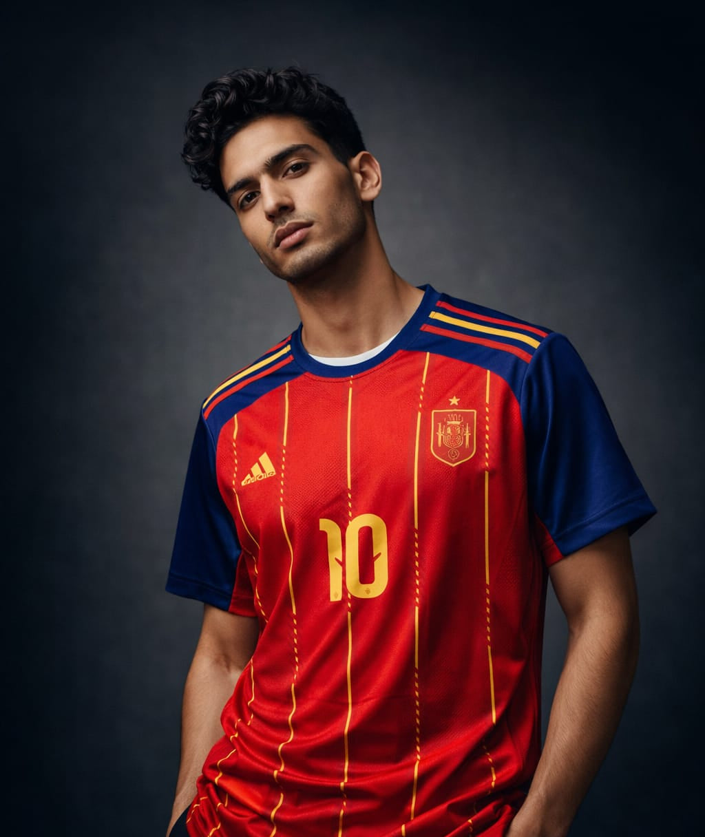 Spain 2026 World Cup home (Half-Sleeve Jersey) Lamine Yamal