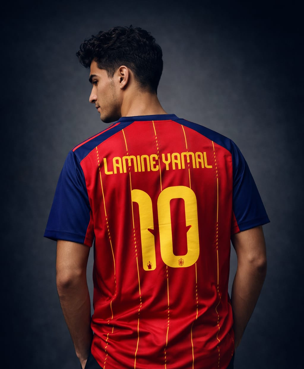 Spain 2026 World Cup home (Half-Sleeve Jersey) Lamine Yamal