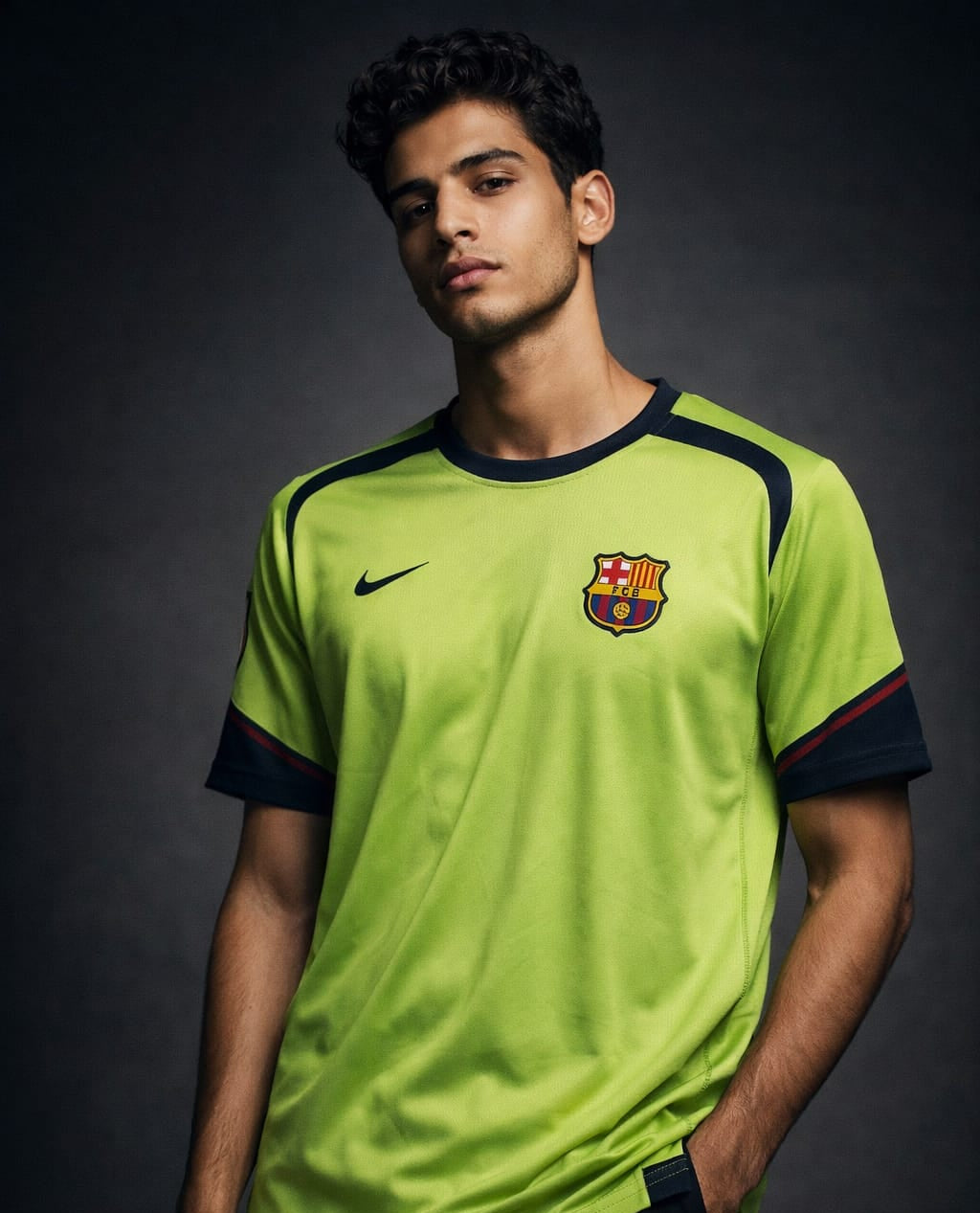 FC Barcelona 2005–06 Away Jersey – MESSI #30 Edition (Full Sublimation)