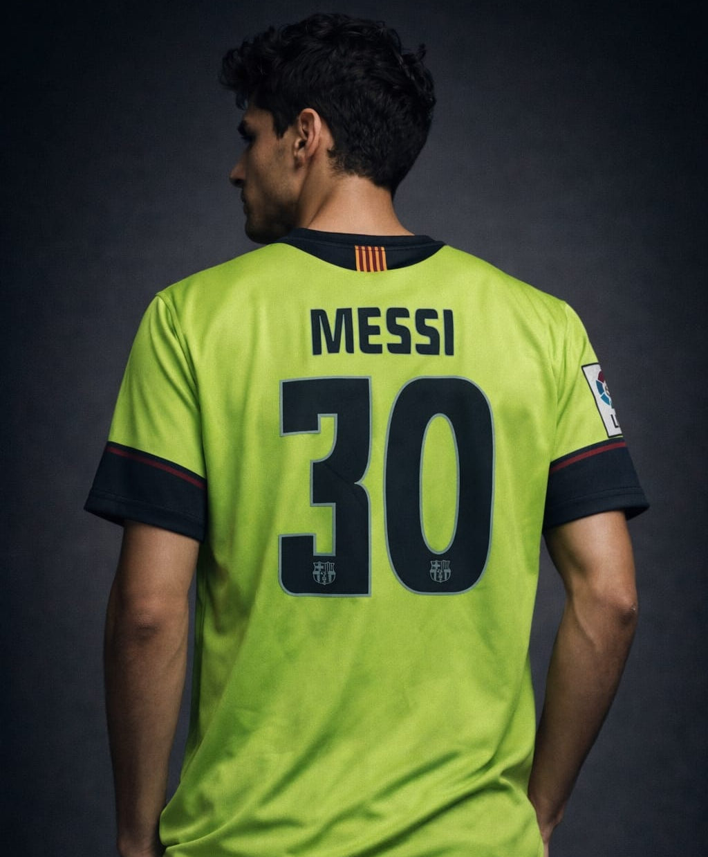 FC Barcelona 2005–06 Away Jersey – MESSI #30 Edition (Full Sublimation)