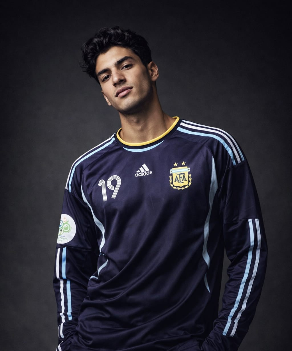 Argentina 2006 Away (Full-Sleeve Jersey)  Messi