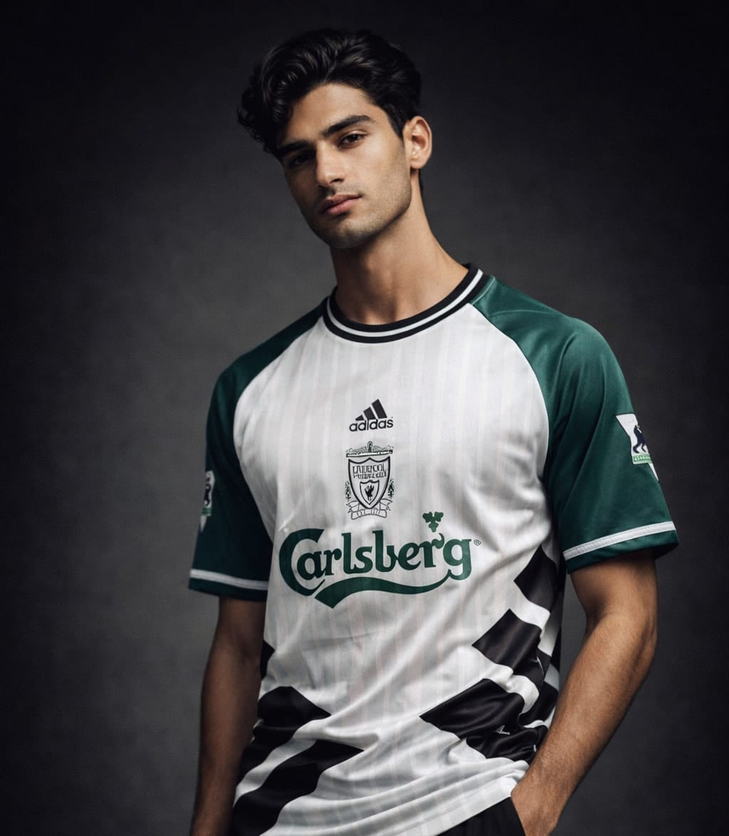 Vintage Liverpool Football Club 1993–1995 Away Jersey – FOWLER Edition - Half Sleeve (Full Sublimation)