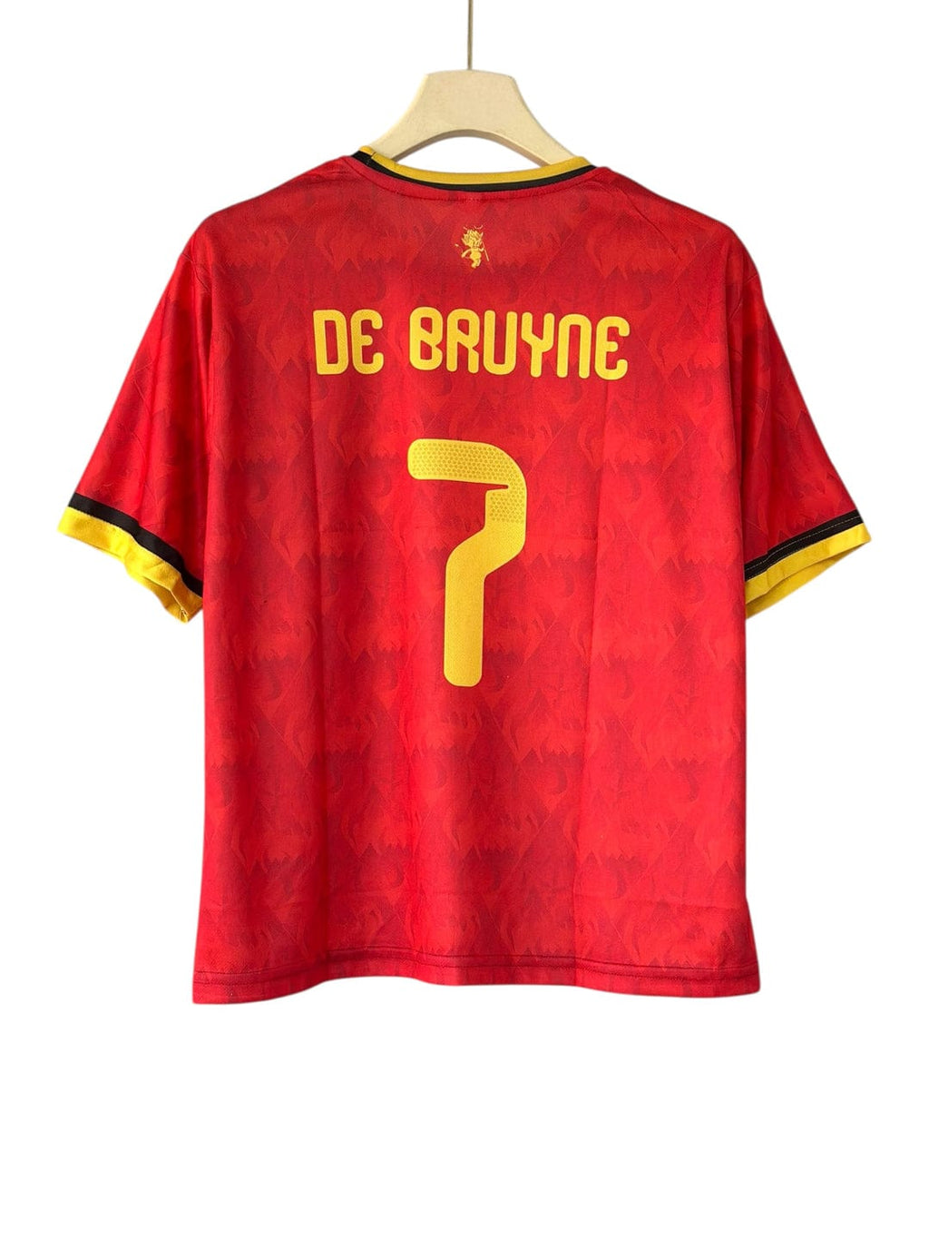 2026-27 Belgium home kit ft Kevin De Bruyne