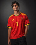 2026-27 Belgium home kit ft Kevin De Bruyne