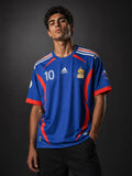 Zidane-10 France five sleeve with embroidery retro