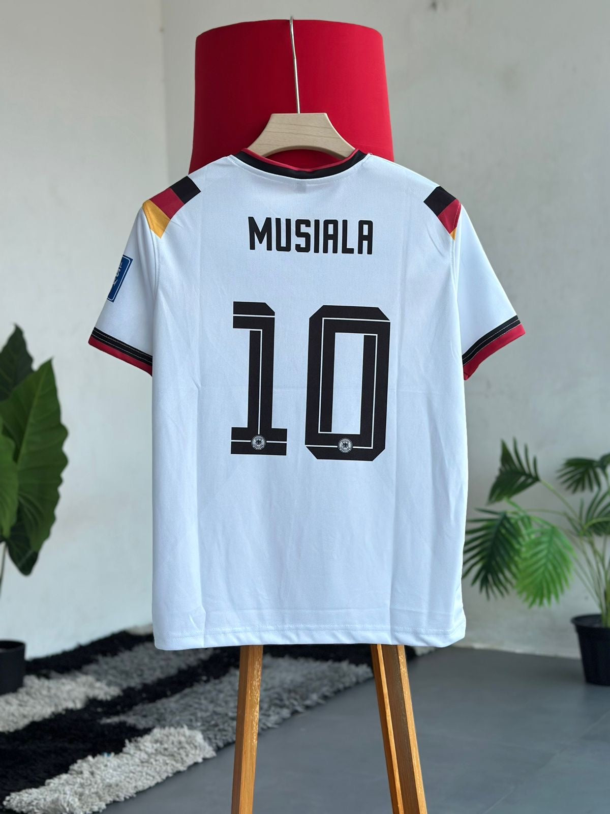 2026 World Cup Jersey – Jamal Musiala #10 Edition - Half Sleeve (V-Neck, Full Sublimation)