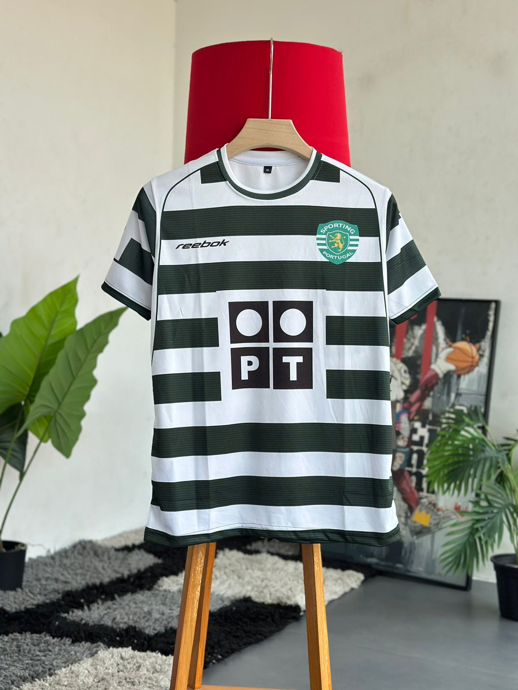 Vintage Sporting CP 2001–2003 Home Jersey – CRISTIANO RONALDO #28 Edition - Half Sleeve