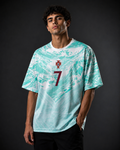 Portugal Mint Green Special Edition Football Jersey – Ronaldo #7