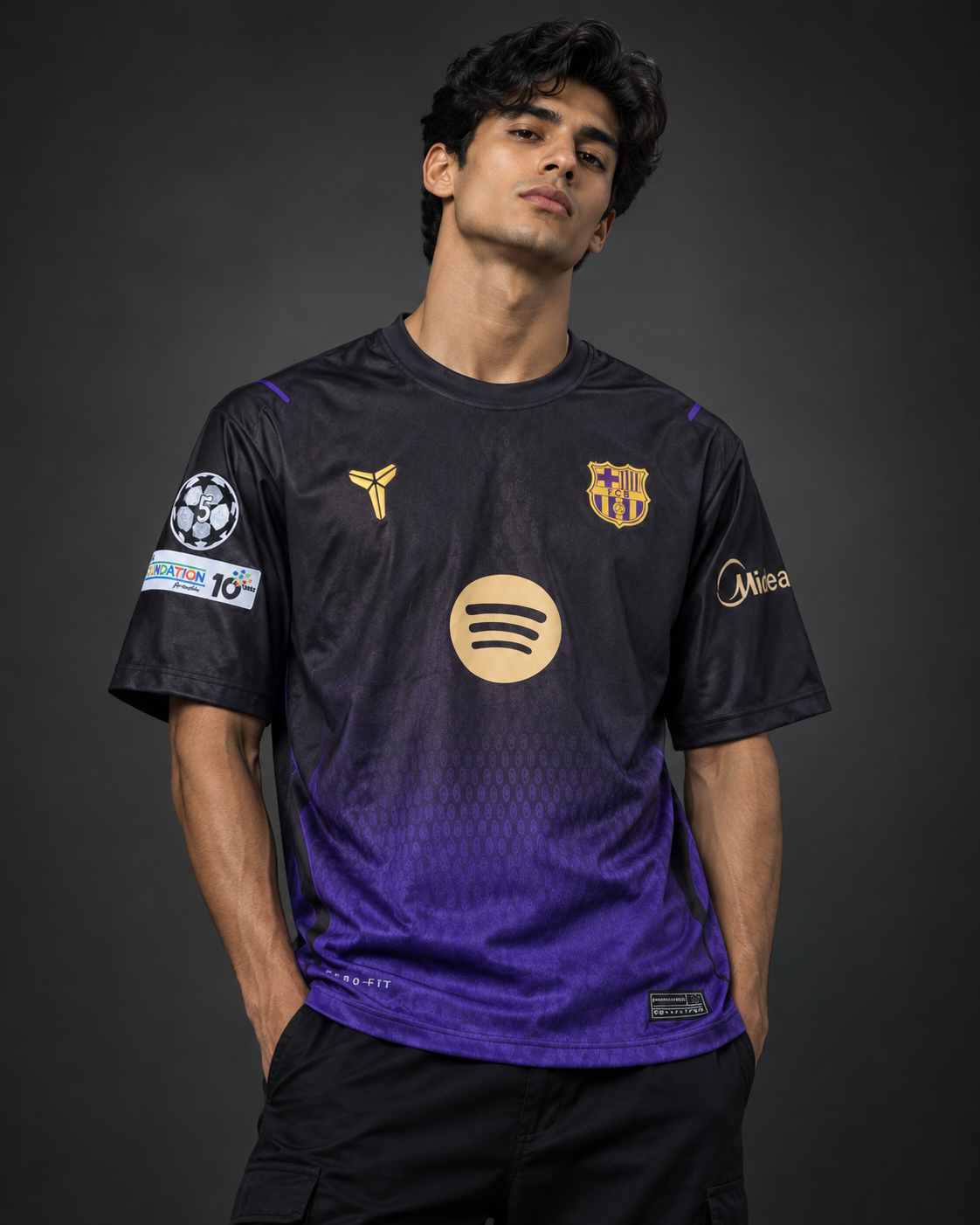 FC Barcelona 2026–27 Away Jersey – Lamine Yamal #10 fivesleeve embroidery