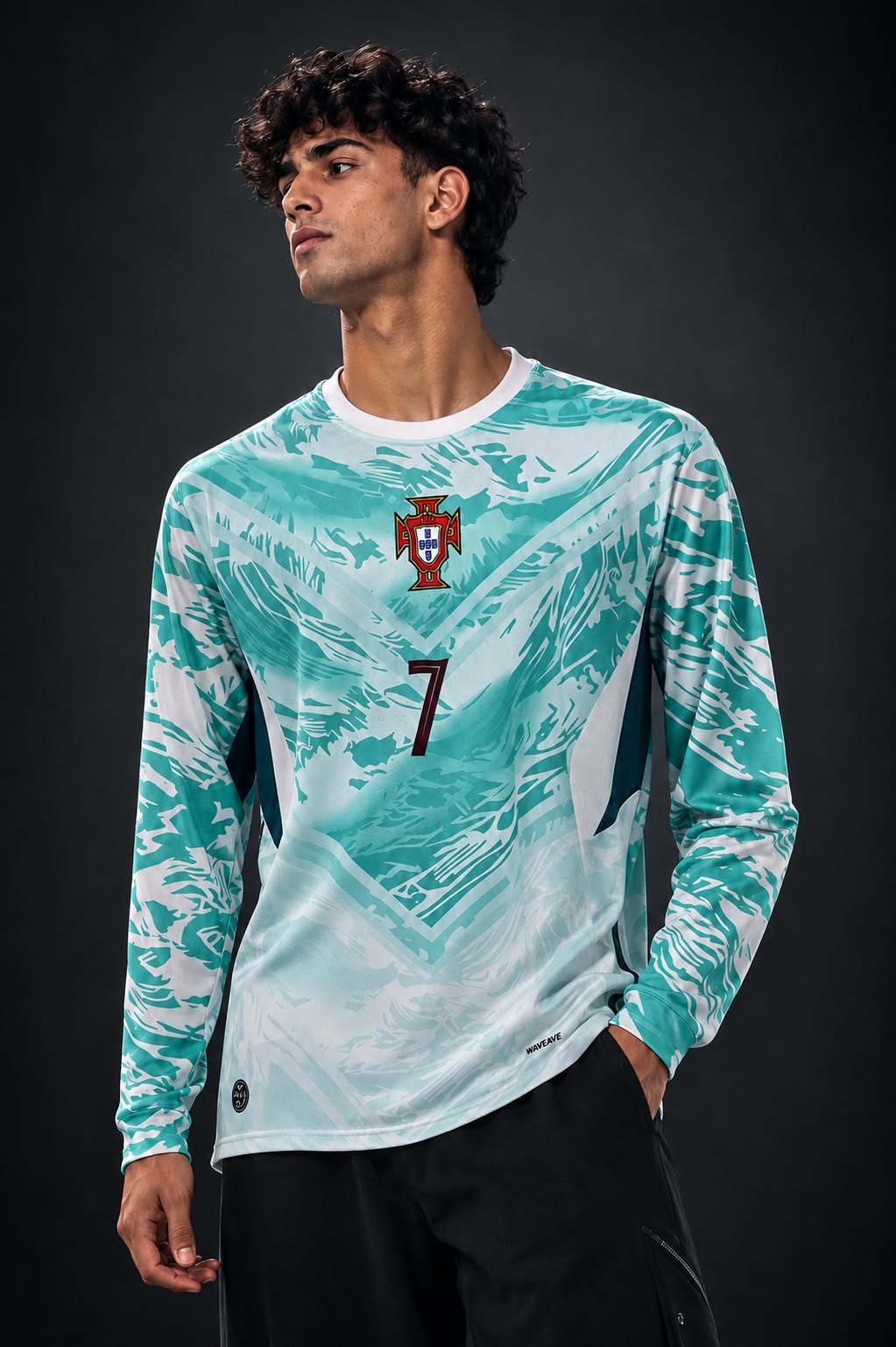 Ronaldo #7 world cup 2026 away kit (full sleeve)