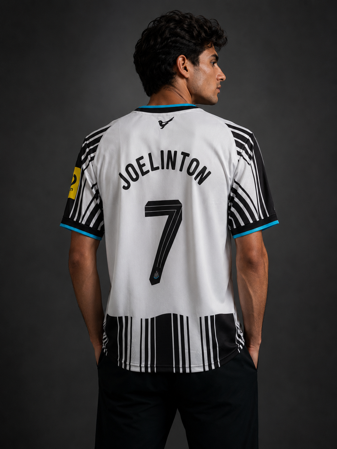 Newcastle United 2025/26 Special Edition Home Jersey – Joelinton #7 (Fan Version)