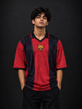 FC Barcelona Retro Red & Navy Jersey
Year: 1996–97 Inspired (Retro Style)Five sleeve colar embroidery