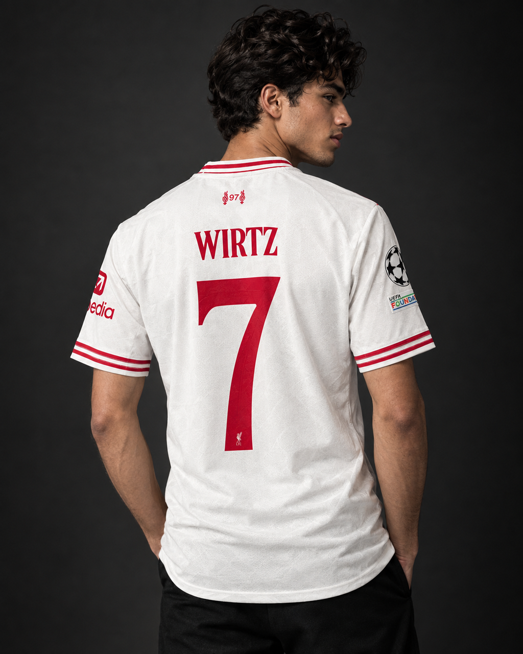 Liverpool FC 2026/27 Away Jersey – Florian Wirtz #7 embroidery