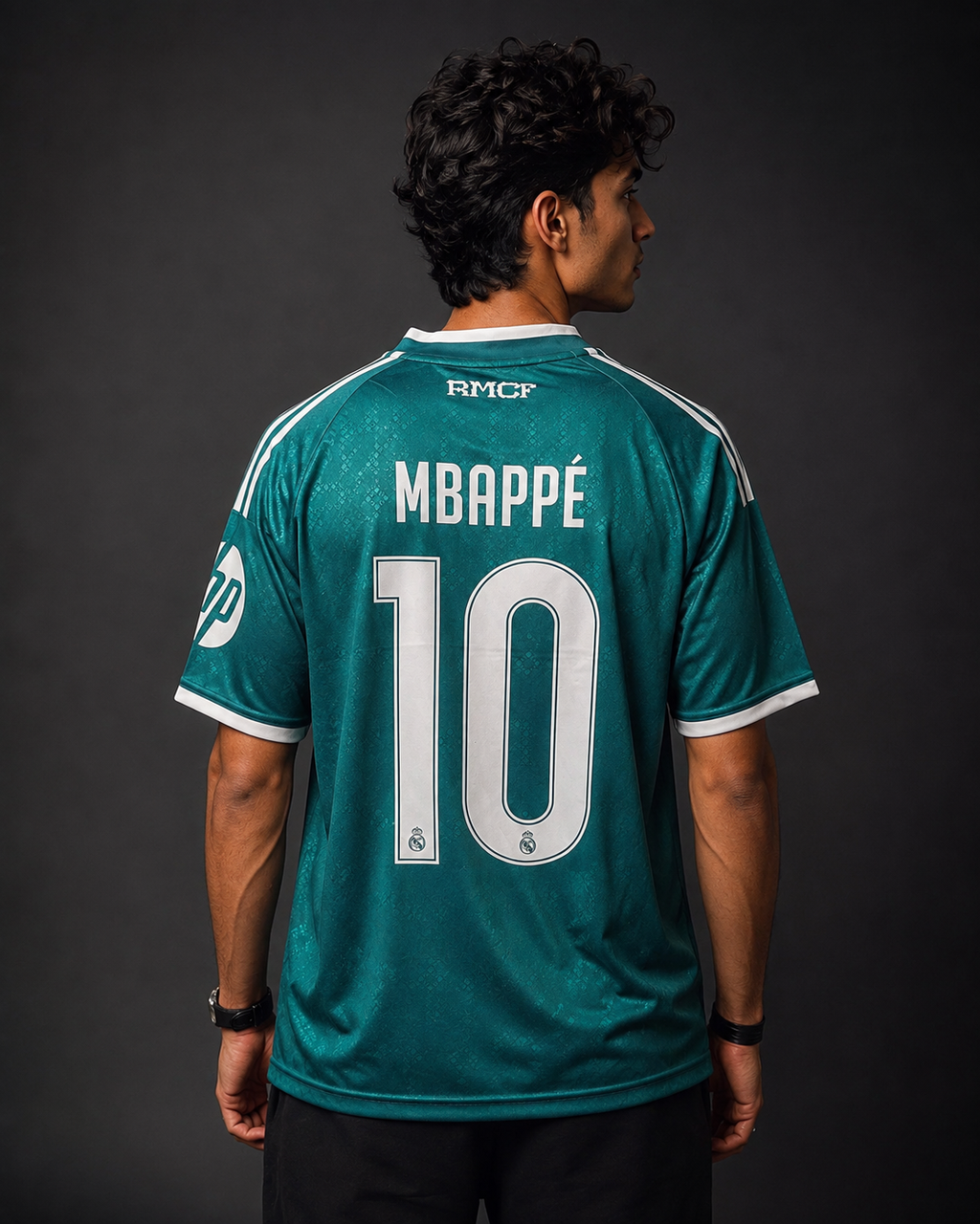 Real Madrid embroidery Mbappé #10 2nd kit