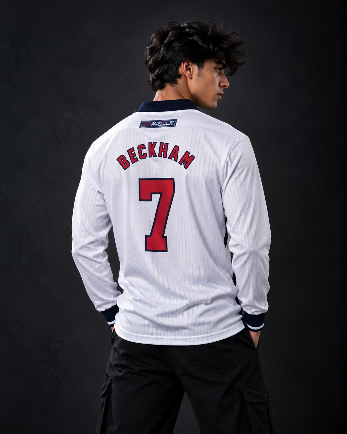 England 2002–2004 Home Retro Jersey – David Beckham