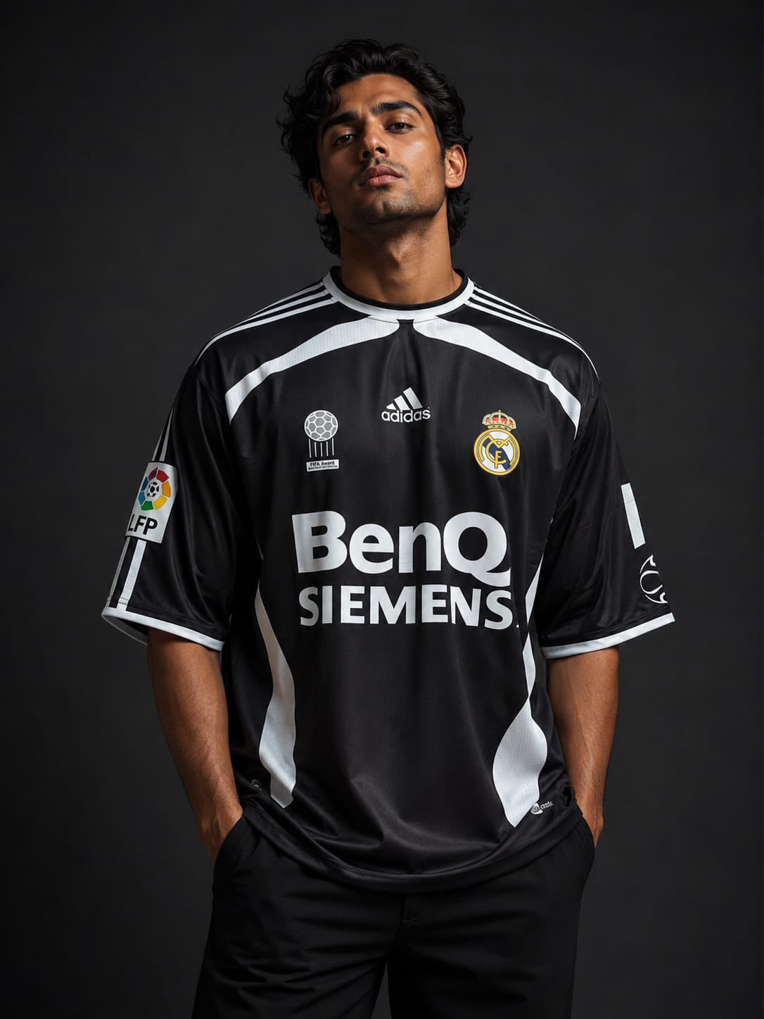 Beckham-23 Real Madrid 2006/07 Five sleeve (Oversized)