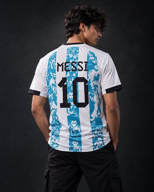 Argentina 2024 Home Messi #10 Retro Graphic Jersey