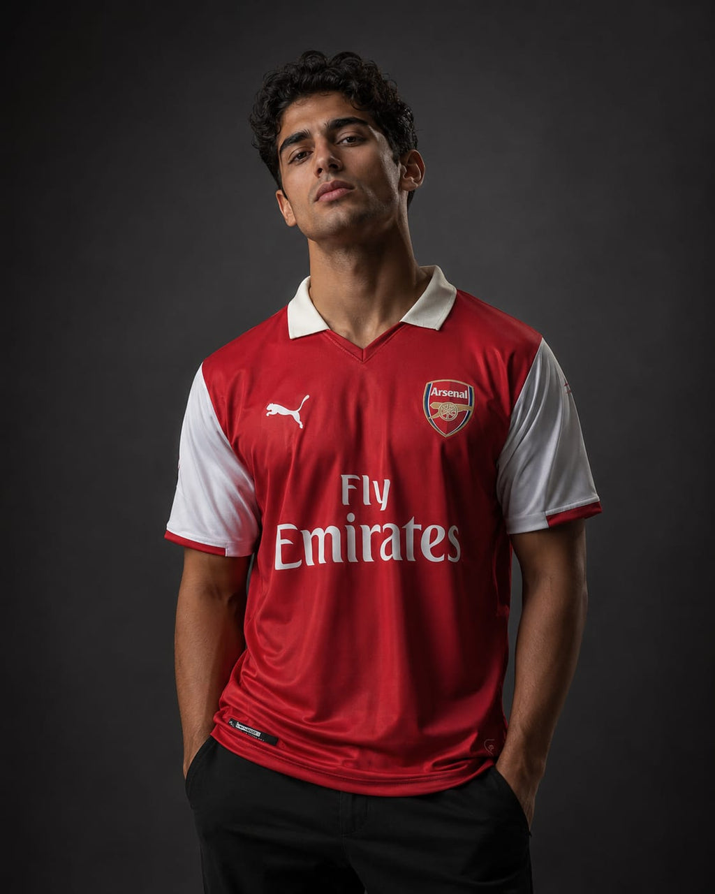 Ozil-11 Arsenal 2014/15 collar