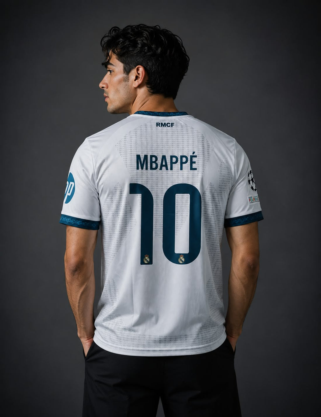 Real Madrid Mbappé #10 Home Jersey Embroidery