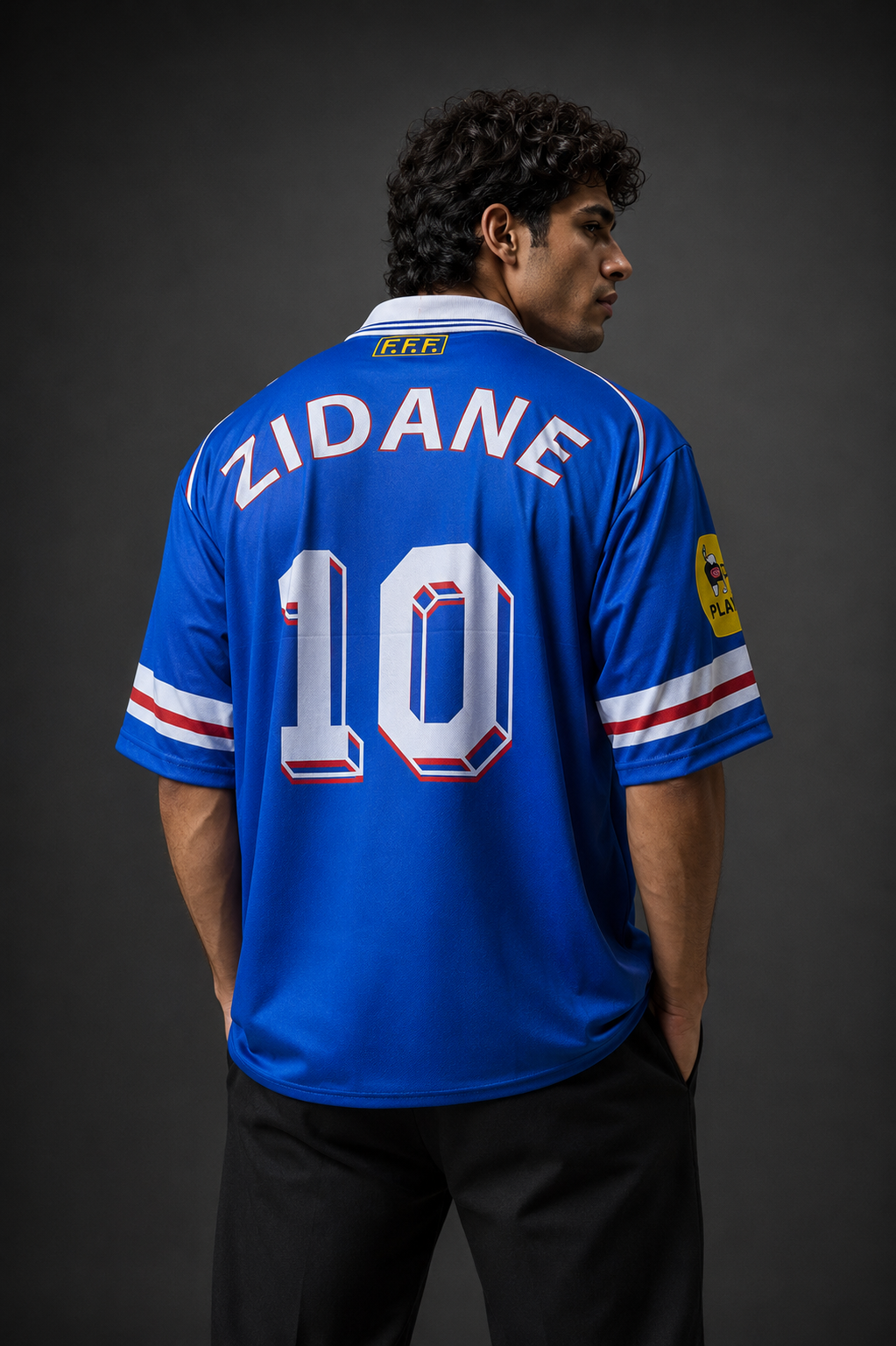 France 1998 Home Jersey – Zidane #10 (Retro Edition)