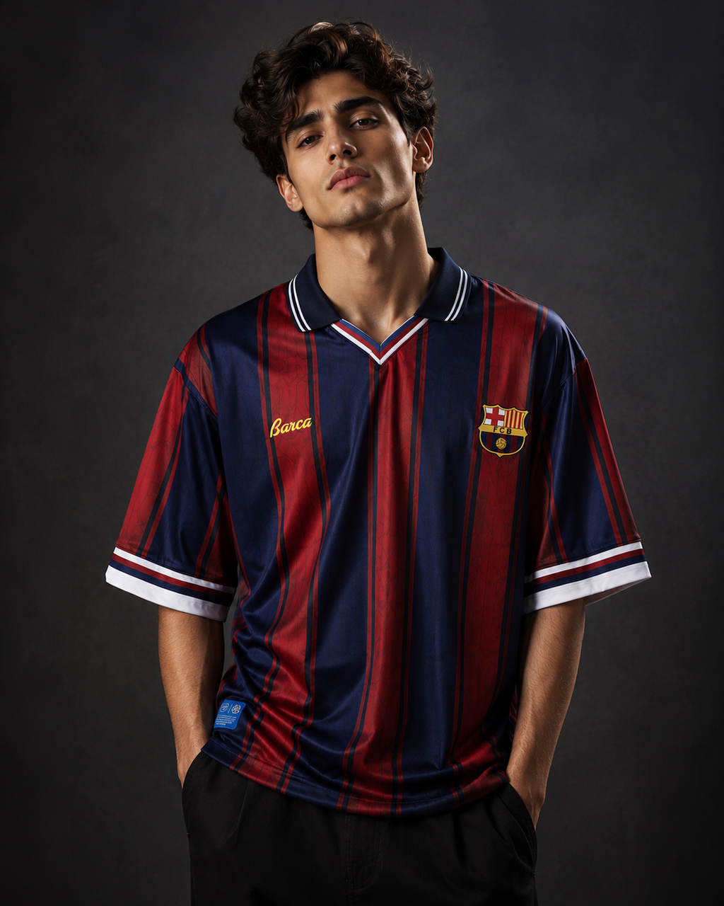 Cruyff 9 Retro Barcelona Jersey