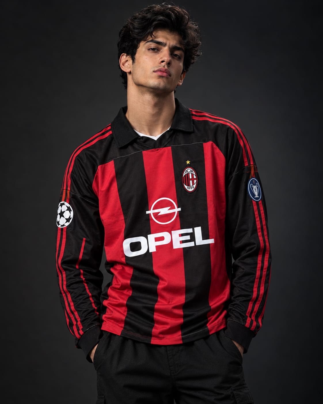 AC Milan Maldini #3 Home Jersey
Year: 2002–2003 embroidery
