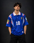 Zinedine Zidane France #10 Jersey
Year: 1998 colar with button embroidery