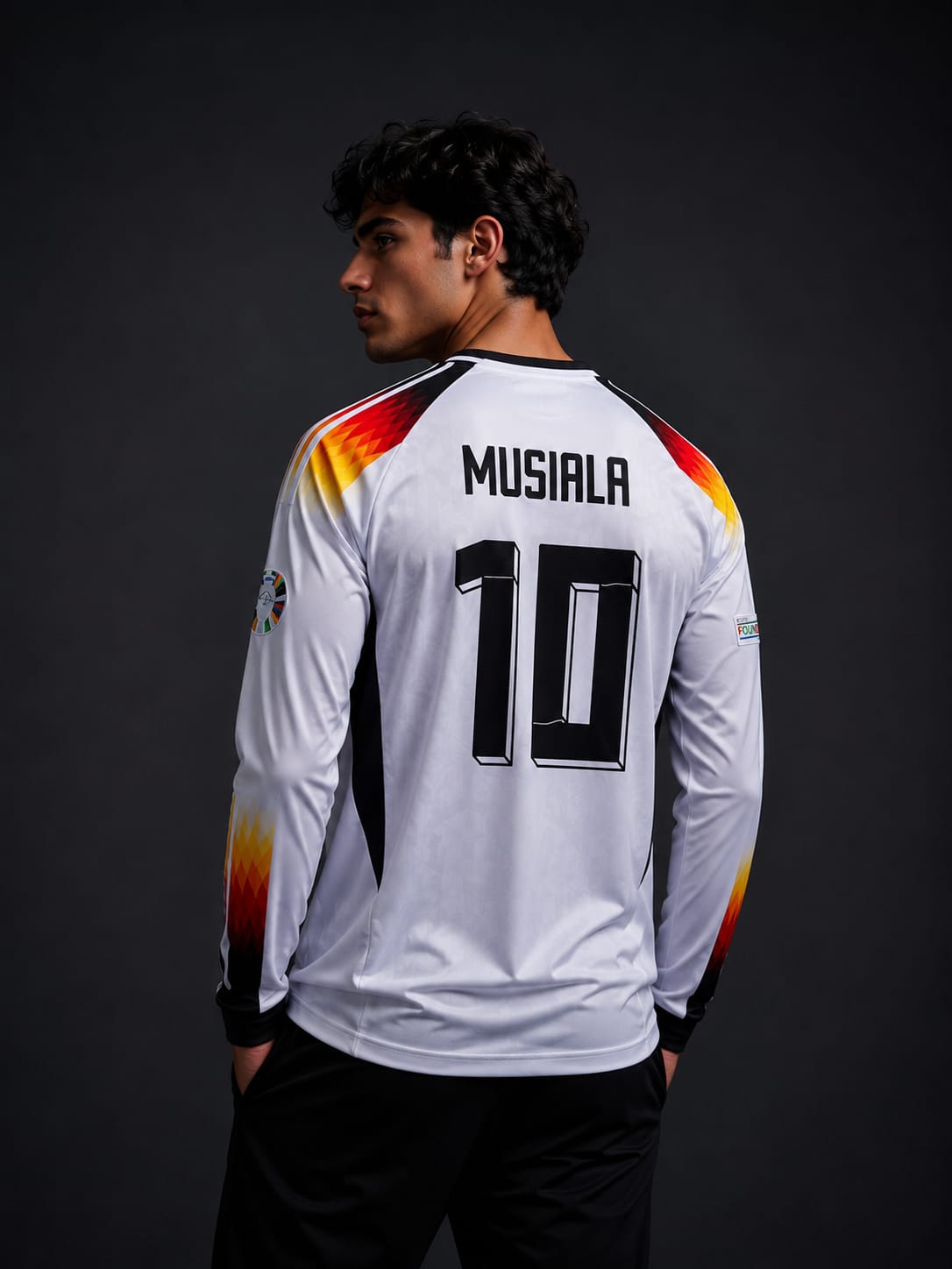 Germany 2024 Home Long Sleeve Jersey – No.10 Musiala