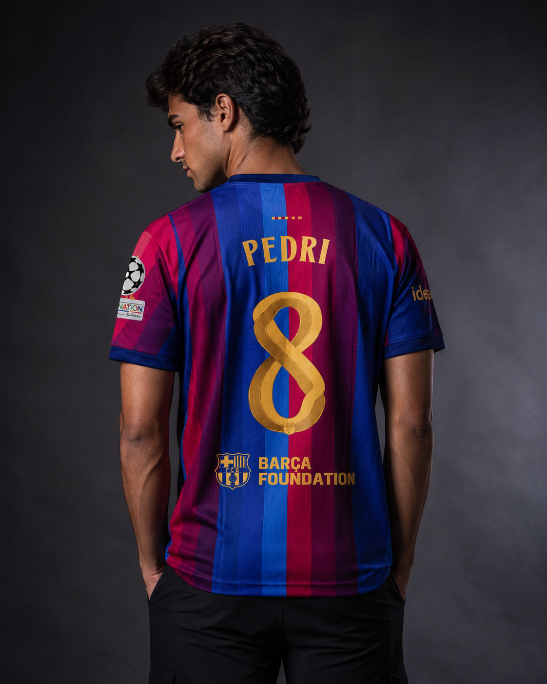 FC Barcelona 2026/27 Home Jersey – Pedri #8