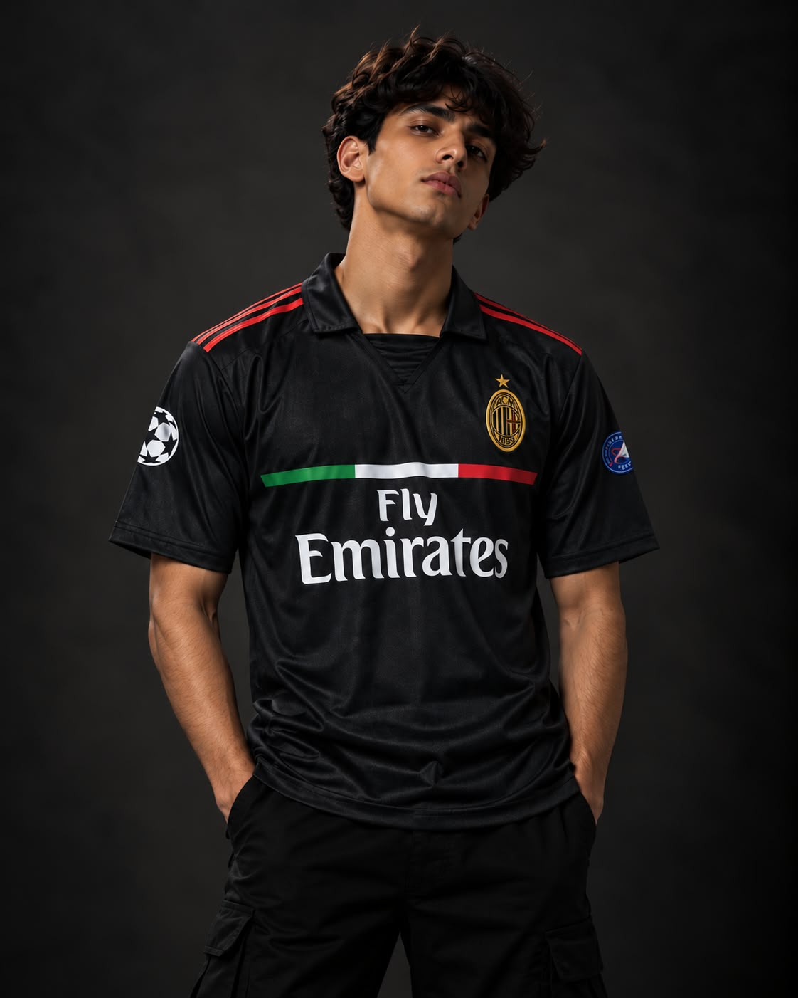 AC Milan Ibrahimović #11 Third Jersey embroidery