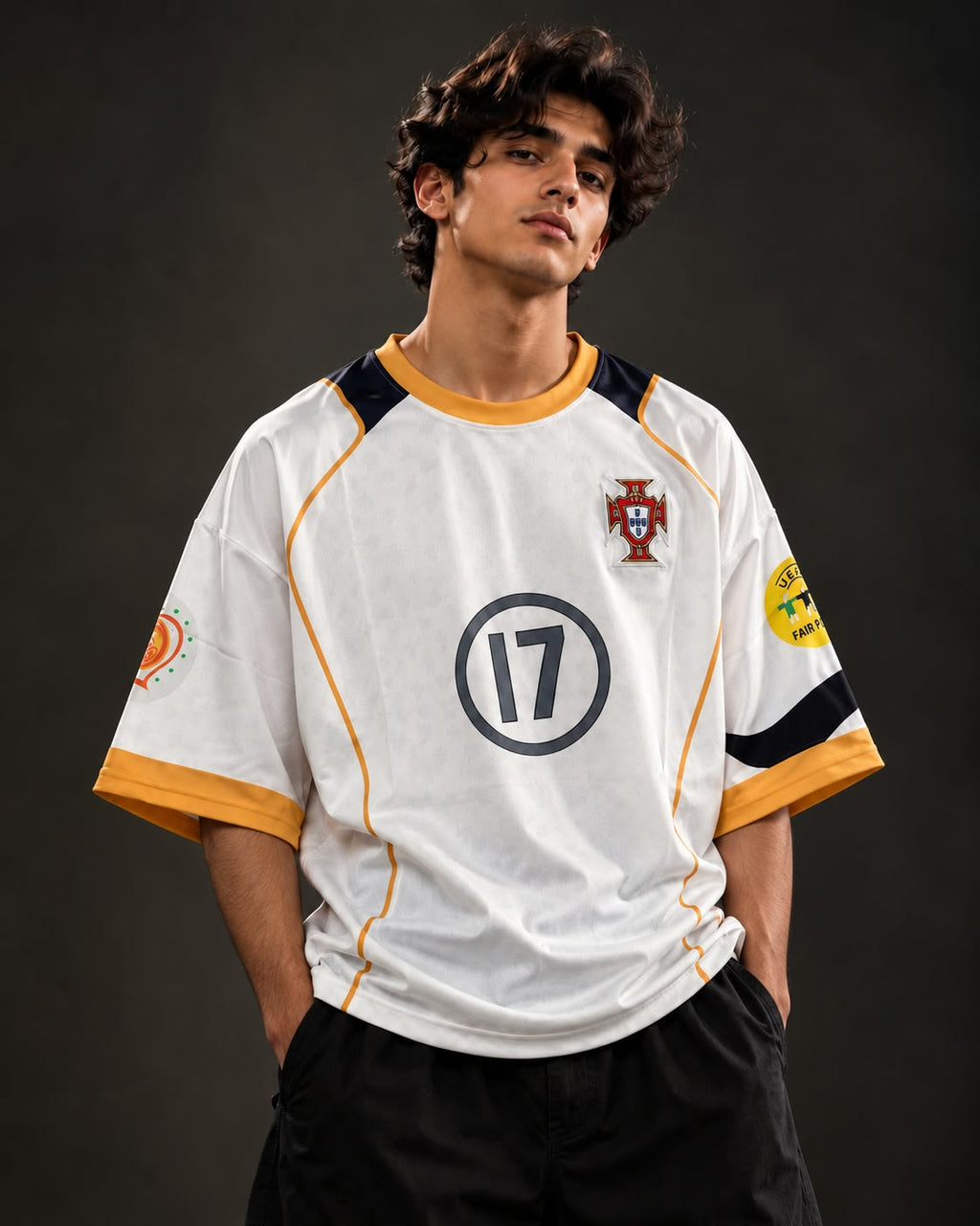 Portugal 2006 World Cup Away Jersey – Cristiano Ronaldo #17
Embroidery