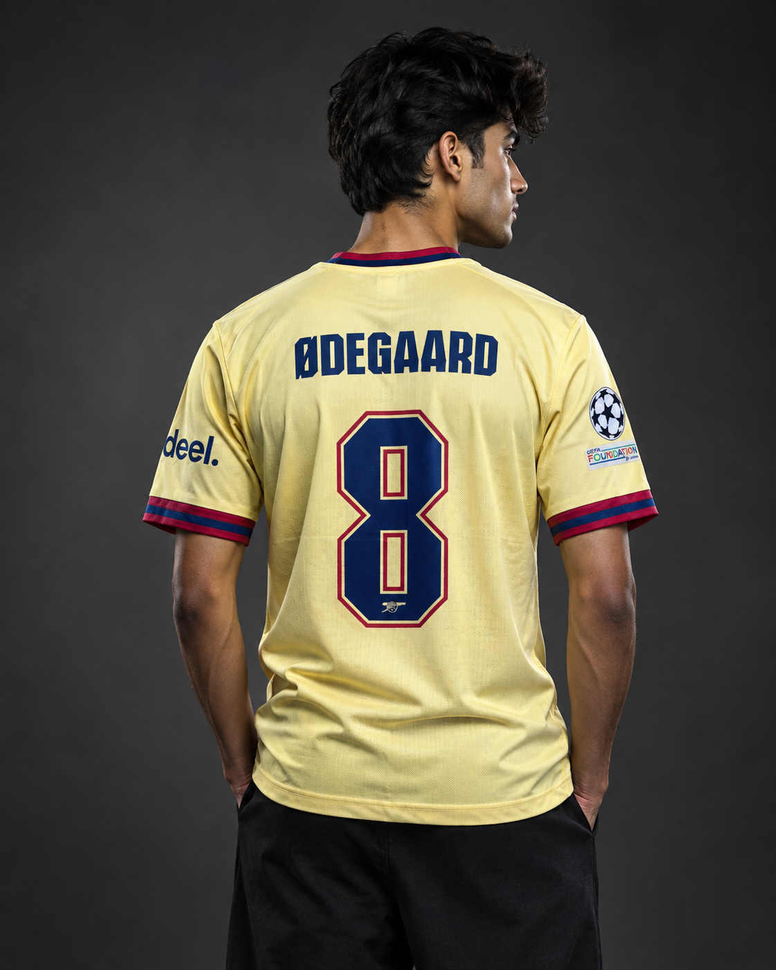 Arsenal 2026–27 Away Jersey – Martin Ødegaard #8 embroidery