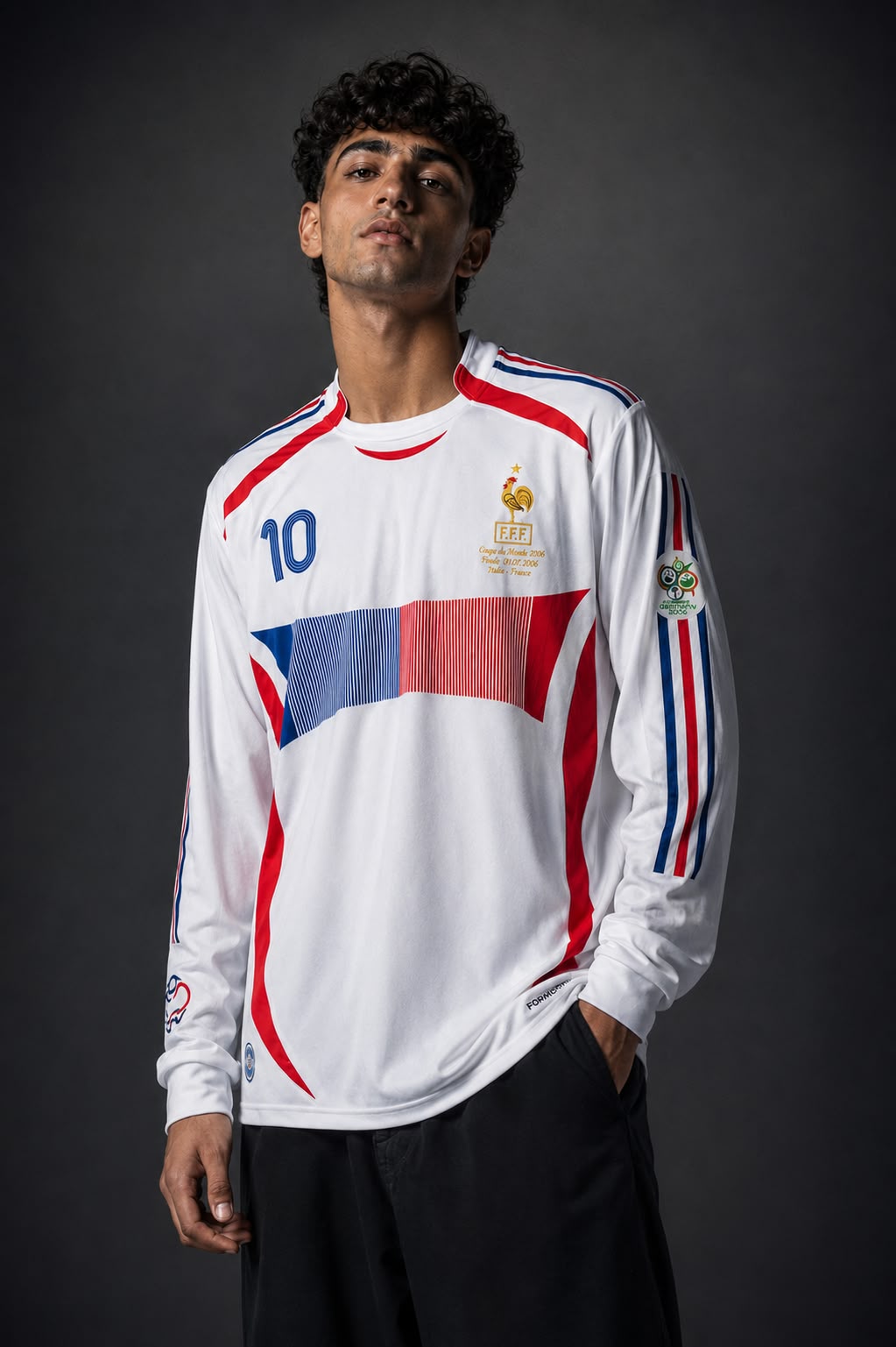 France 2006 Zidane #10 Retro Football Jersey