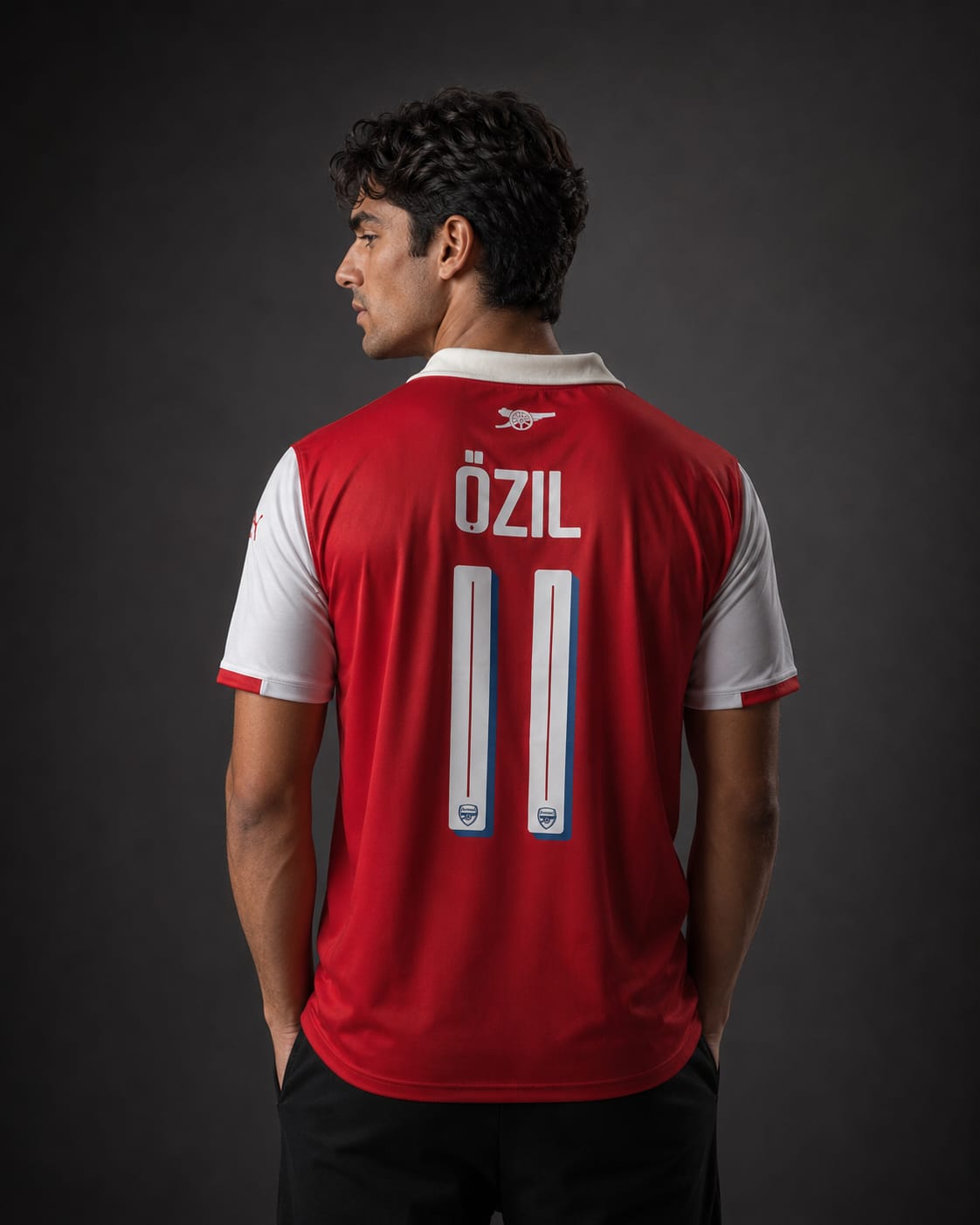 Ozil-11 Arsenal 2014/15 collar