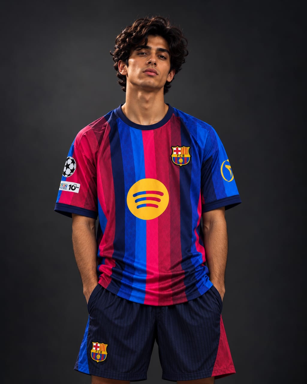 FC Barcelona Lamine Yamal #10 Home Jersey embroidery 
Year: 2026/27 combo jersey &shorts