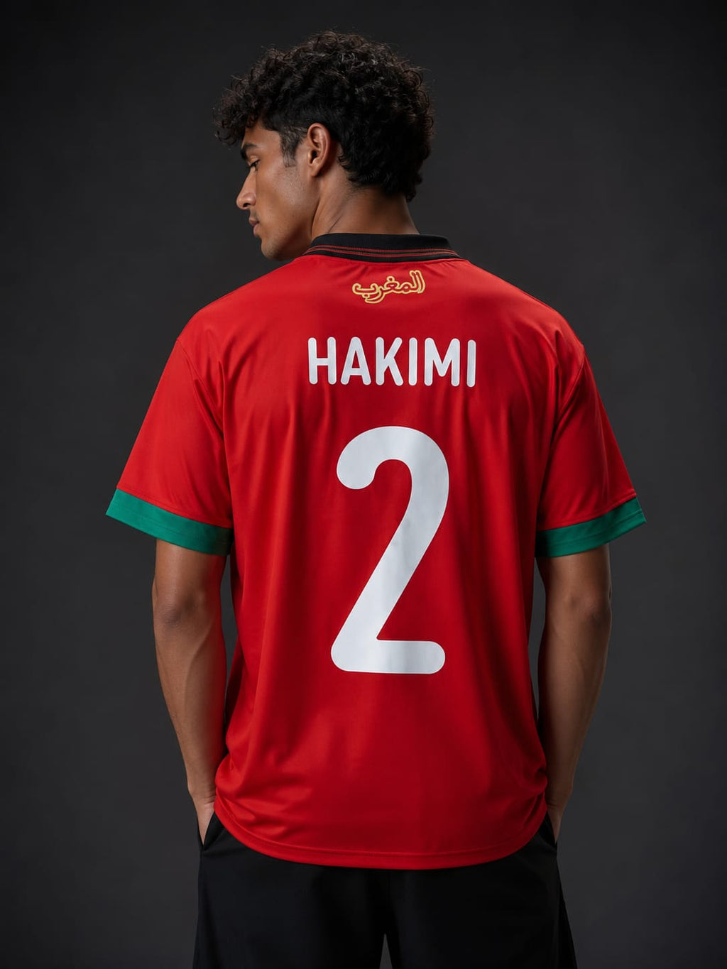 Morocco Hakimi #2 Football Jersey five sleeve
