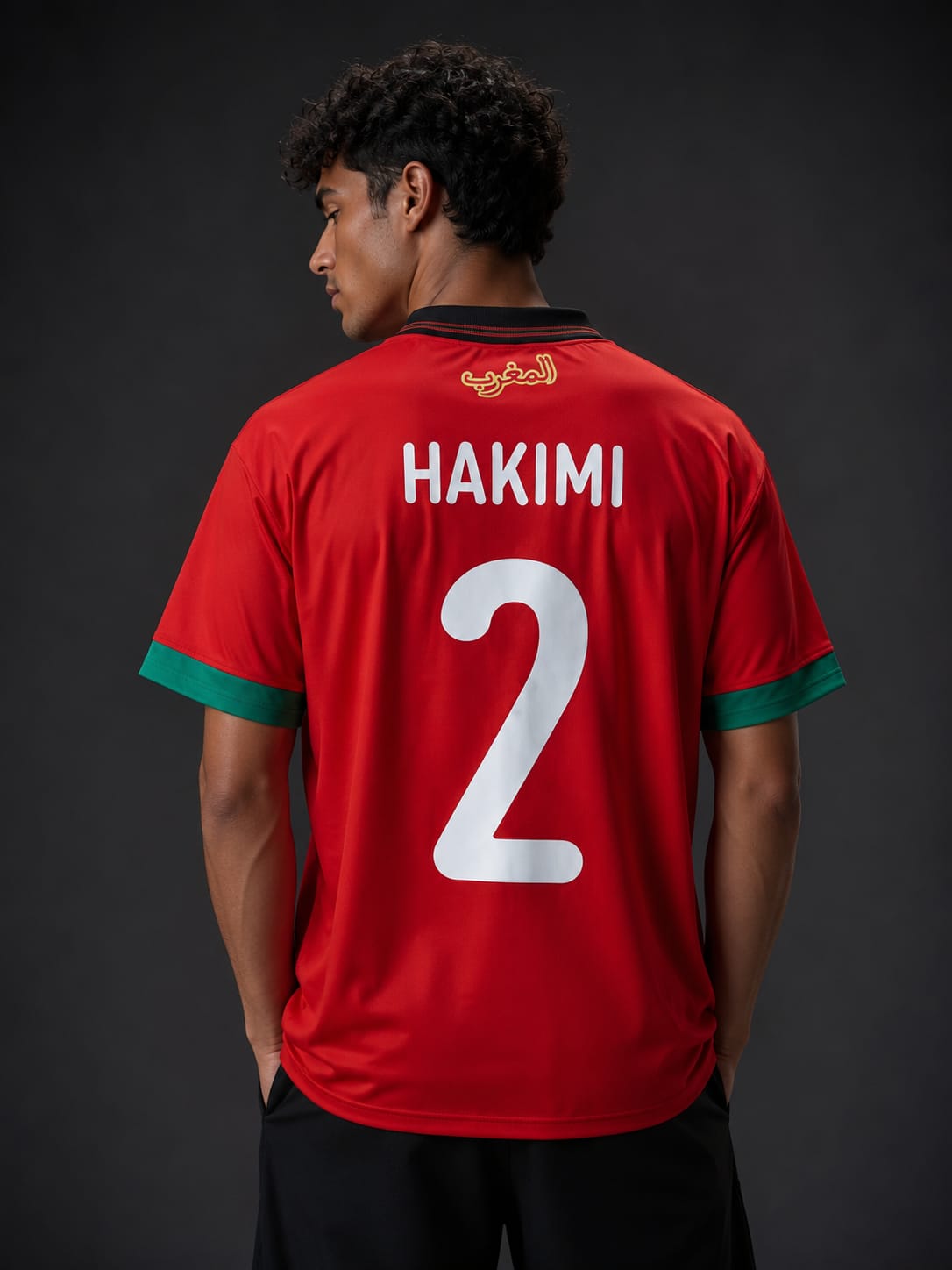 Morocco Hakimi #2 Football Jersey five sleeve