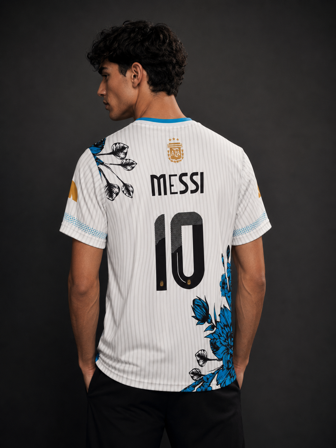 Argentina Special Edition Snake Art Football Jersey – Messi #10 embroidery